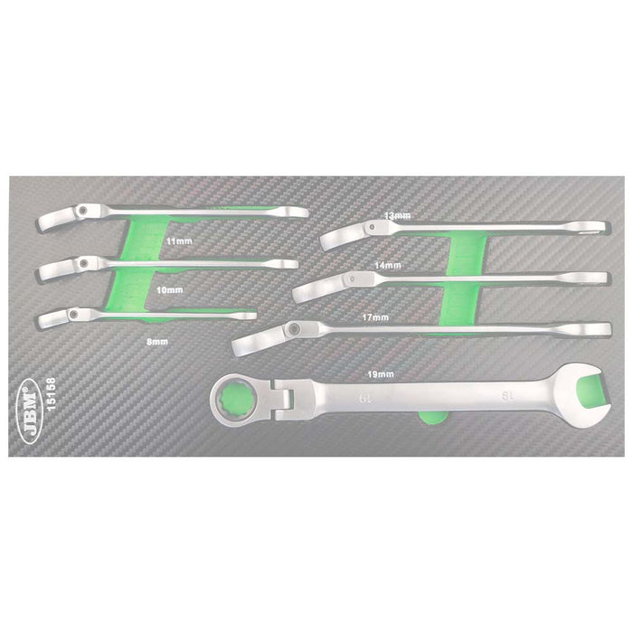LLAVE COMBINADA ARTICULADA CON TRIN