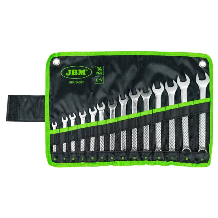 KIT DE 14 LLAVES COMBINADAS