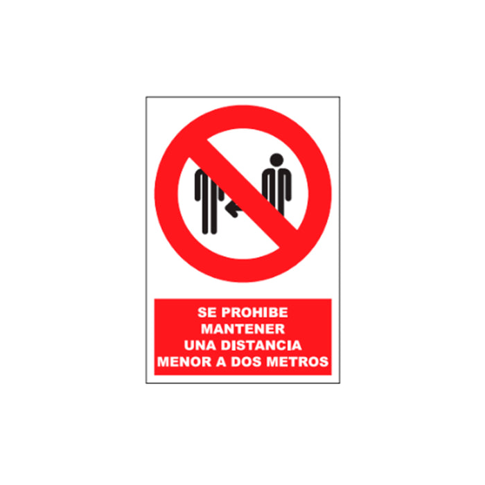 PAQUETE DE 5 CARTELES DE PROHIBICIÓ