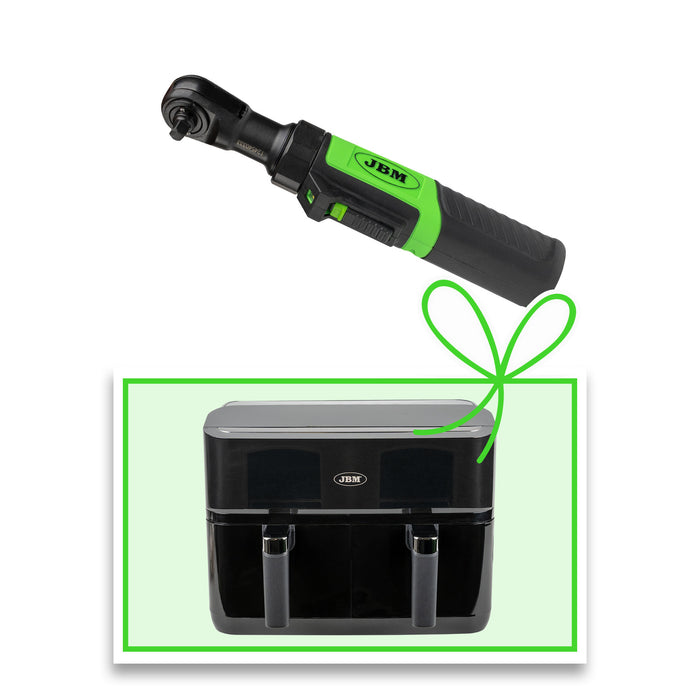 CARRACA DE 1/4” A BATERÍA - 3.6V CON CARGADOR + FREIDORA REGALO