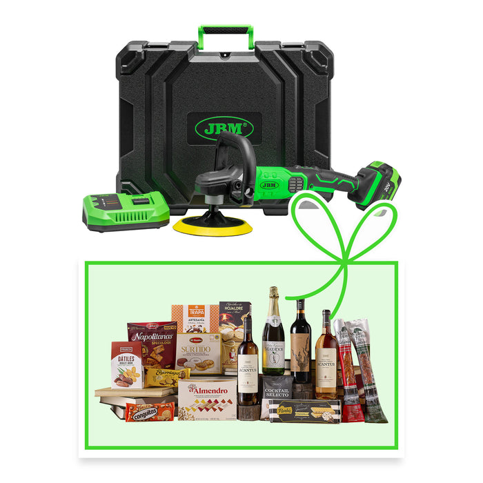 PULIDORA A BATERÍA CON MALETÍN +CESTA REGALO