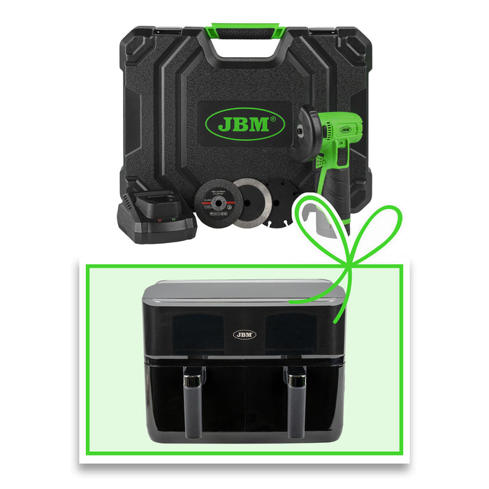 HERRAMIENTA DE CORTE INALÁMBRICA DE 12V CON MALETÍN + FREIDORA REGALO