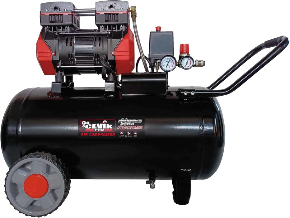COMPRESOR SILENT 50L 2HP CEVIK PRO CA-PRO52XS