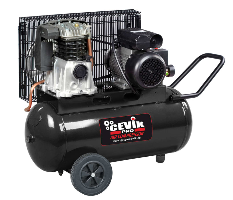 COMPRESOR CORREA CEVIK PRO ESPECIAL GOTELE 25 LITROS 3HP MONOFASICO 230V CA-PRO25-3MFGT