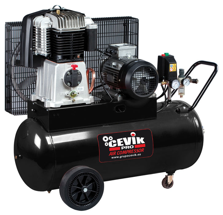 COMPRESOR CORREA 14BAR 90L 5.5 400V CEVIK PRO CA-PRO90-5.514B
