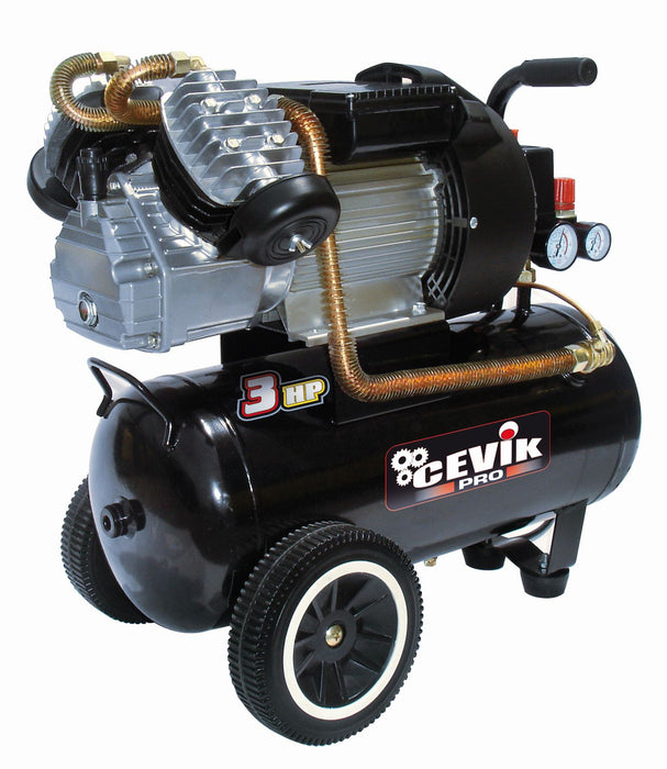 COMPRESOR CEVIK PRO 50 LITROS 3HP CABEZAL EN "V" CA-PRO50VX