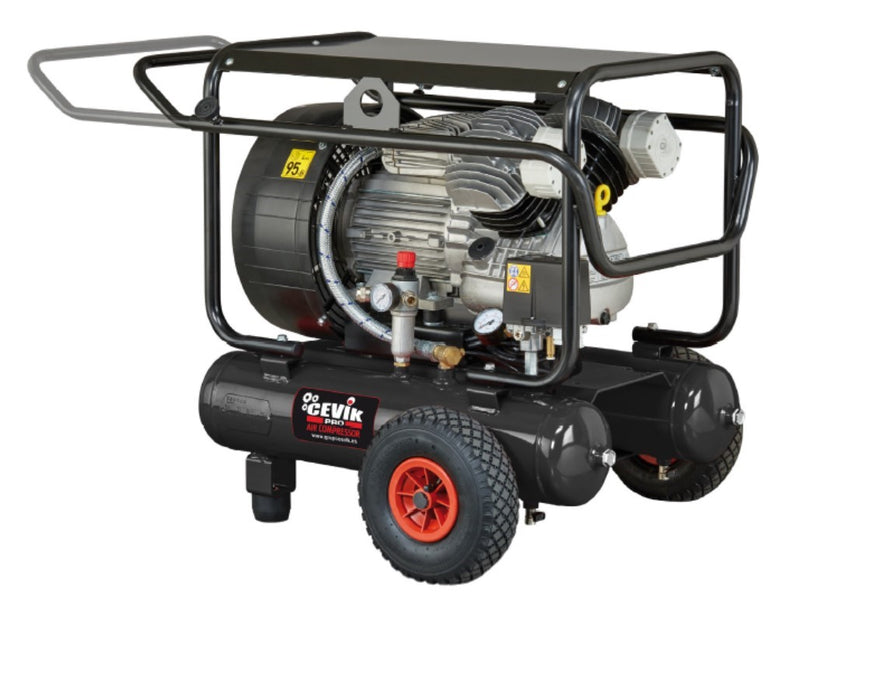 COMPRESOR CEVIK PRO 20 LITROS 4HP 10B CABEZAL EN "V" CA-PRO590M