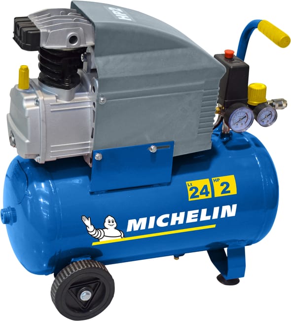 COMPRESOR MONOBLOCK 24LT. 2HP 8BAR MICHELIN CA-MB24