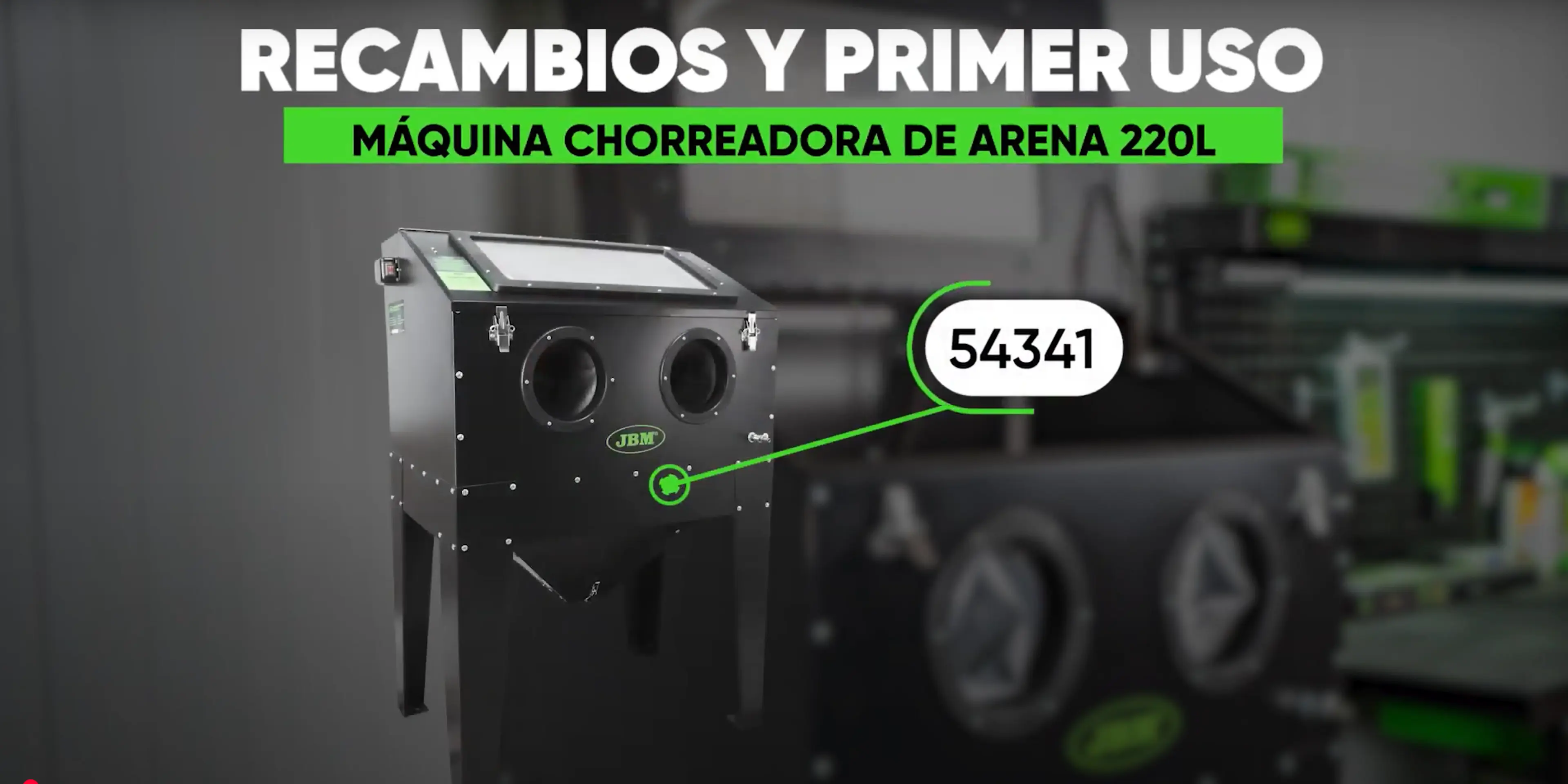 Maquina chorreadora de arena 54341