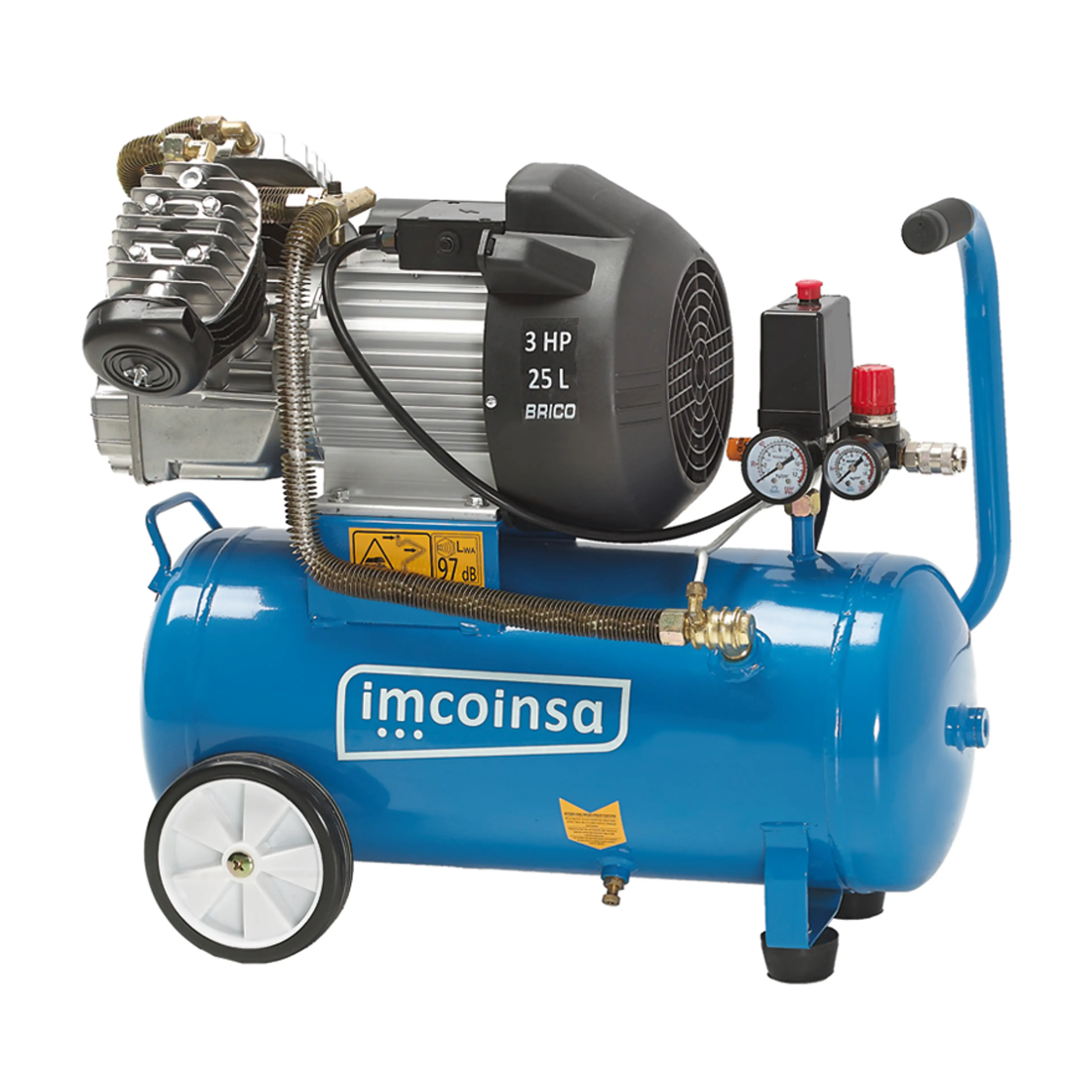 COMPRESOR  BRICO 3HP/25LT-M CILINDR