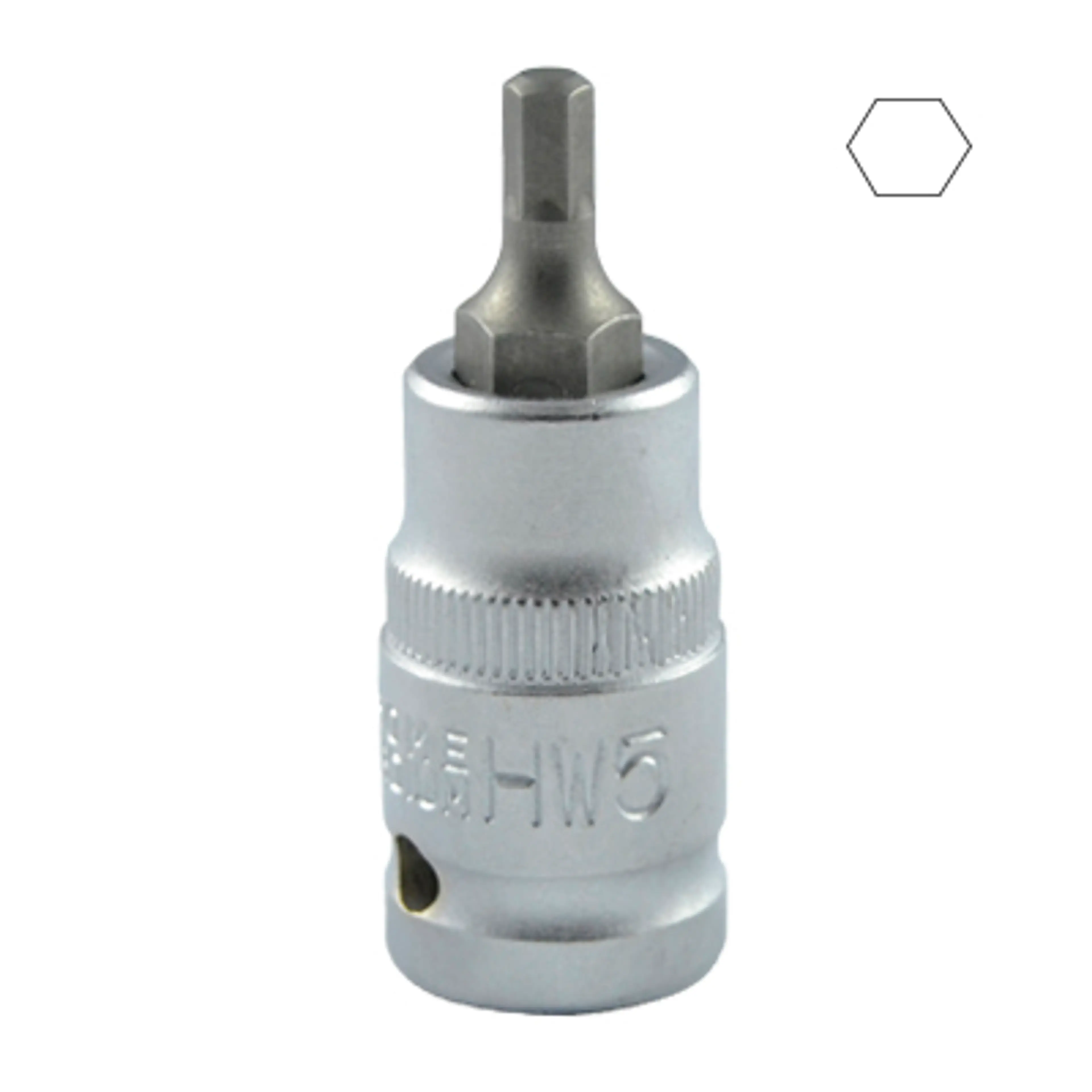 PUNTA DE 1/2" HEXAGONAL H5 55MML