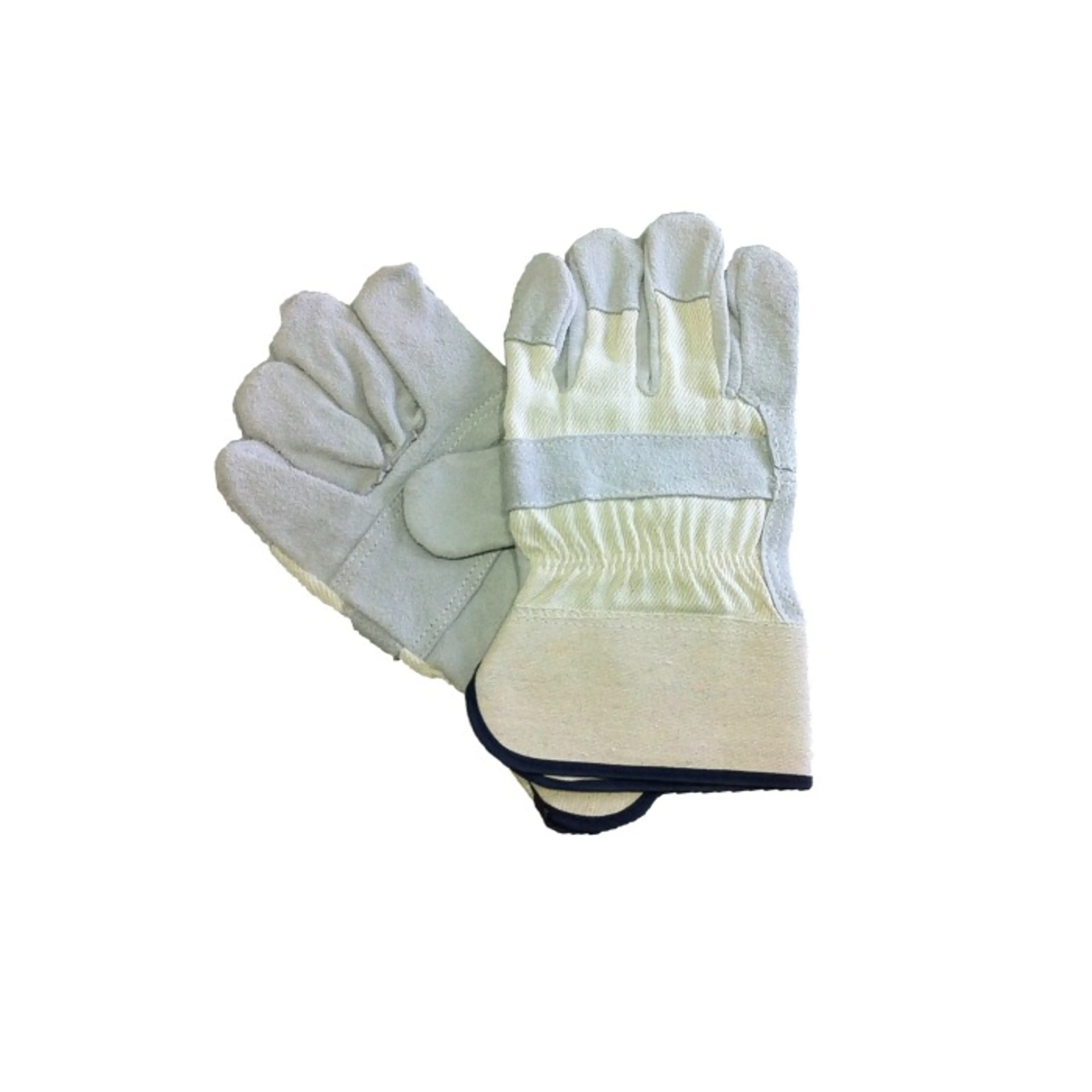 GUANTES DE PIEL Y TELA