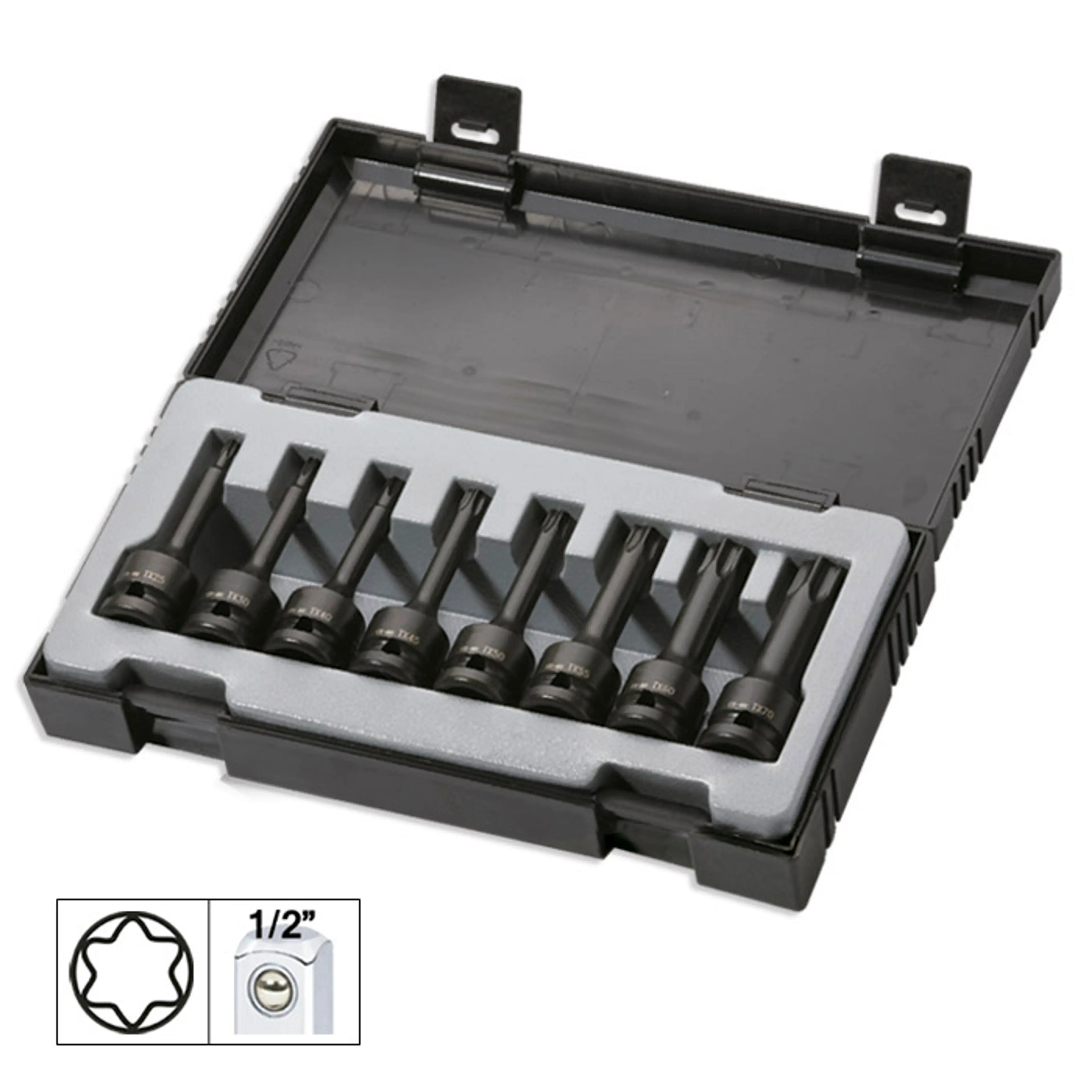 SET DE 8 PUNTAS DE IMPACTO TORX DE