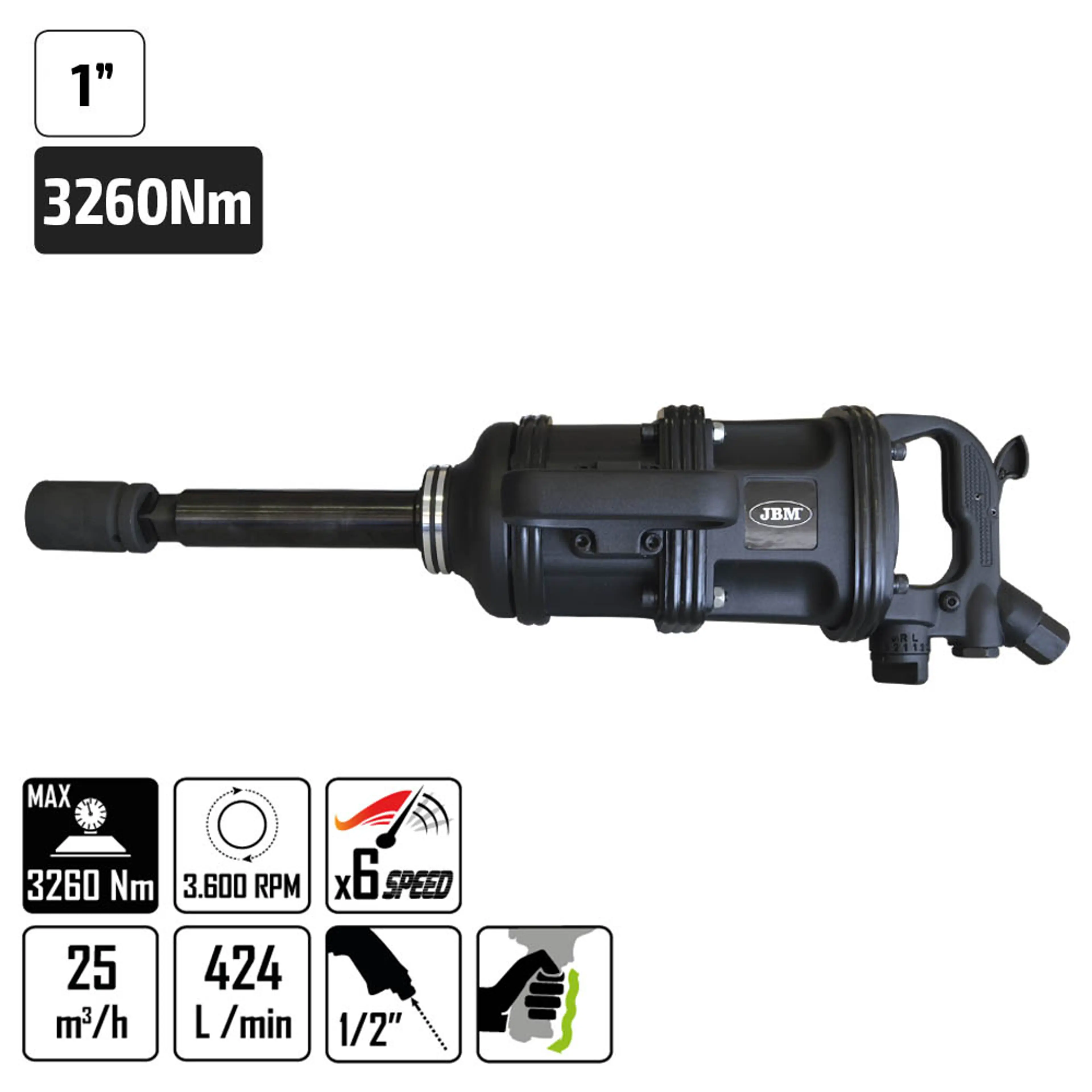 PISTOLA NEUMÁTICA PARA RUEDA DE CAM