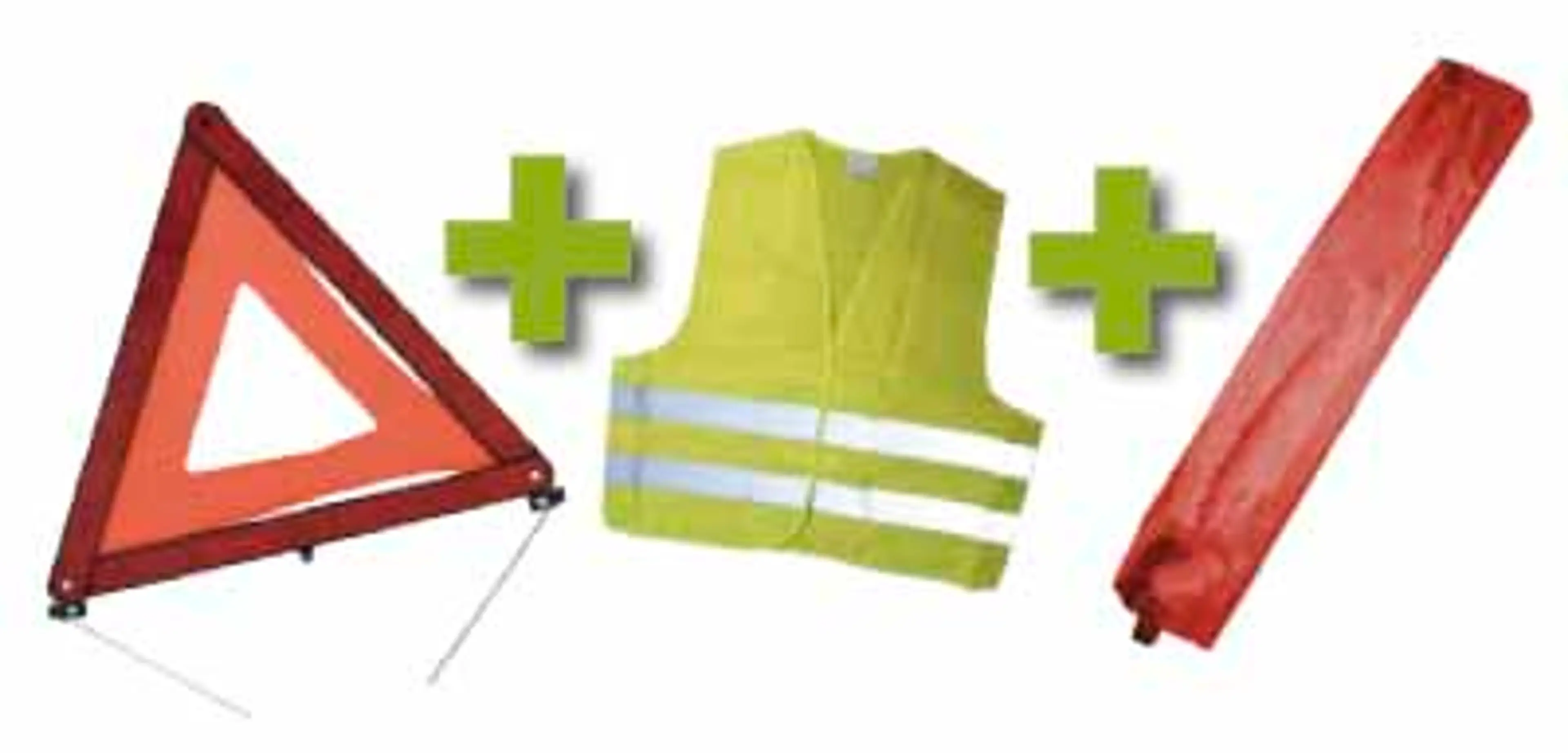 KIT EMERGENCIA BOLSA MINI ROJA+TRIA