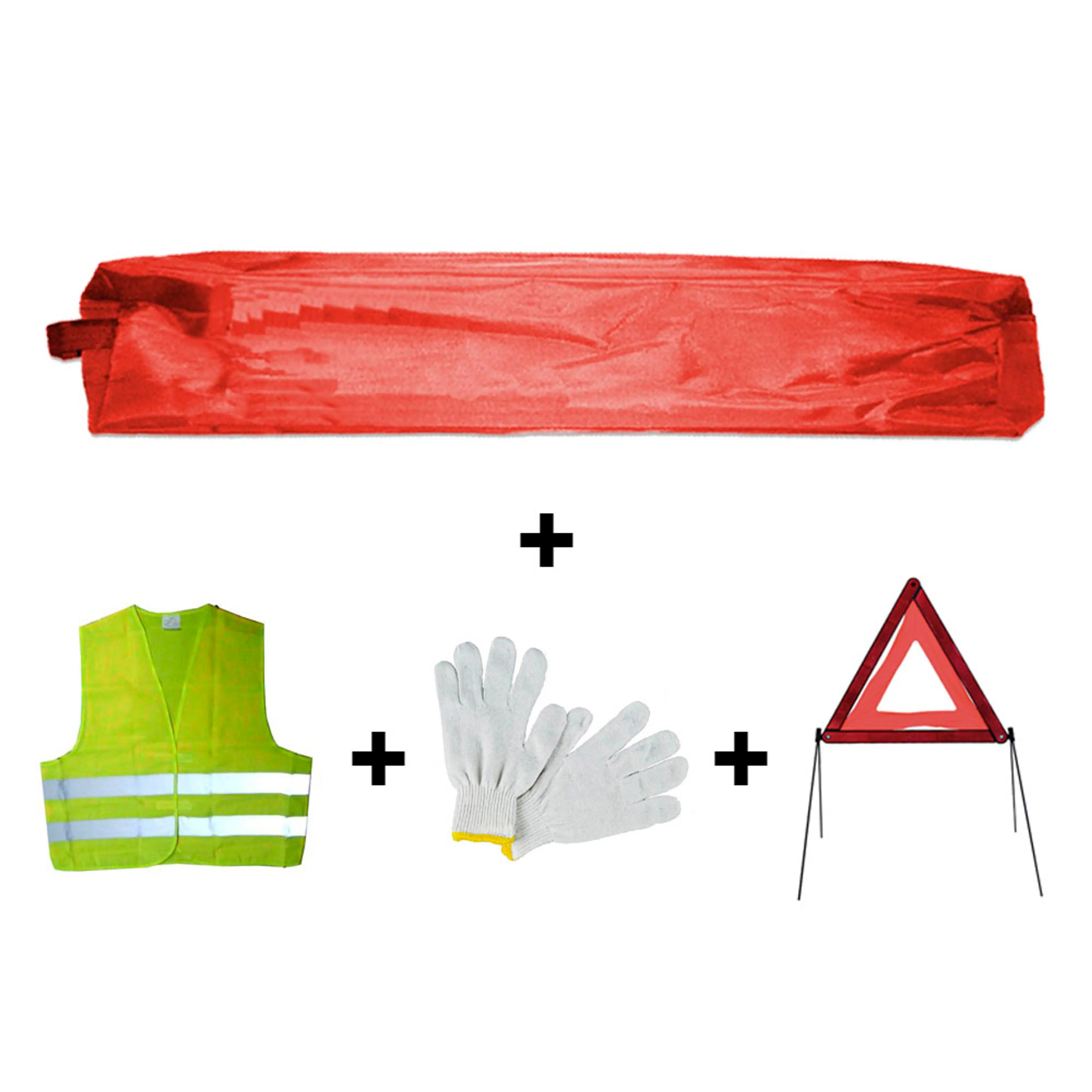 KIT EMERGENCIA BOLSA ROJA MINI+TRIA