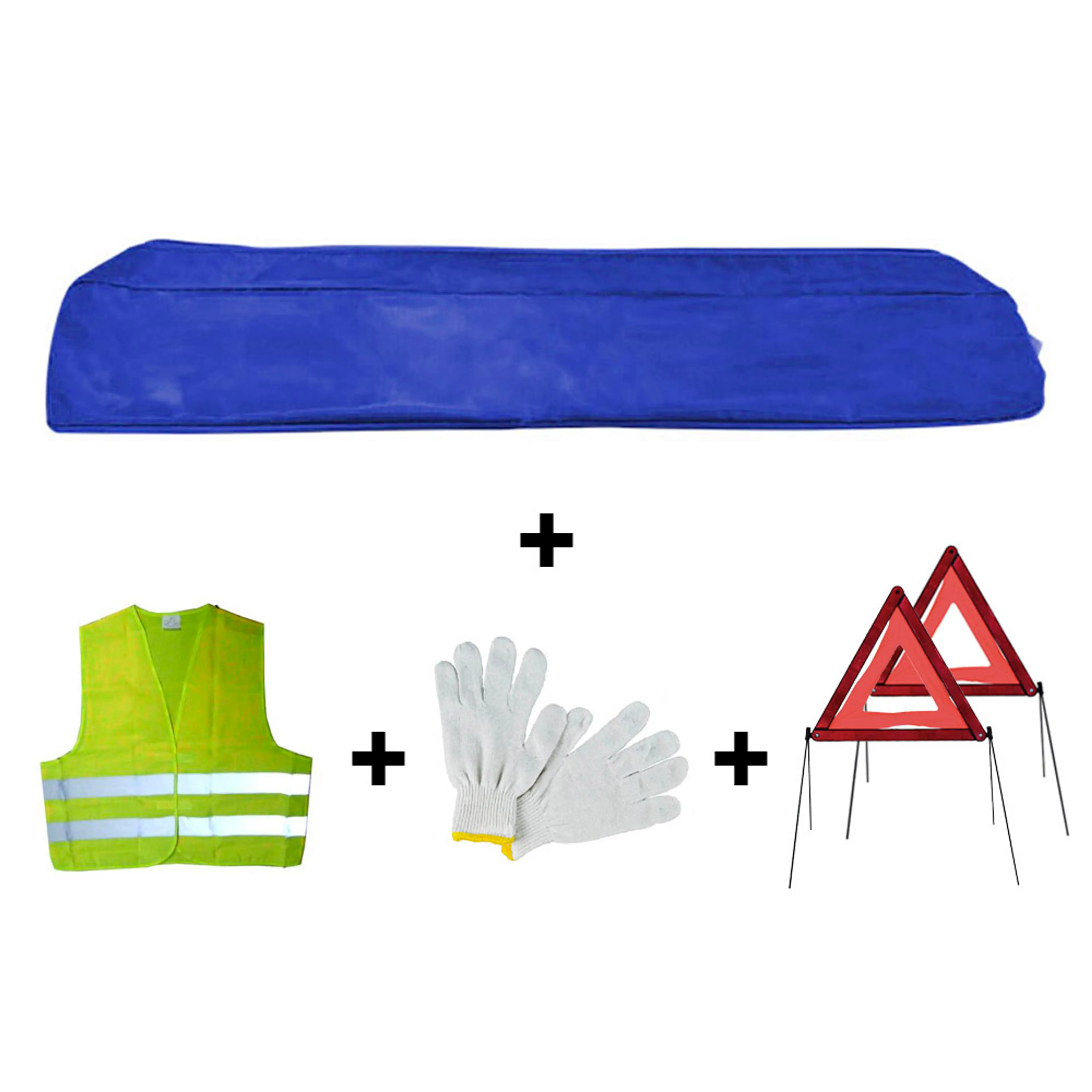 KIT EMERGENCIA BOLSA AZUL MINI+2TRI