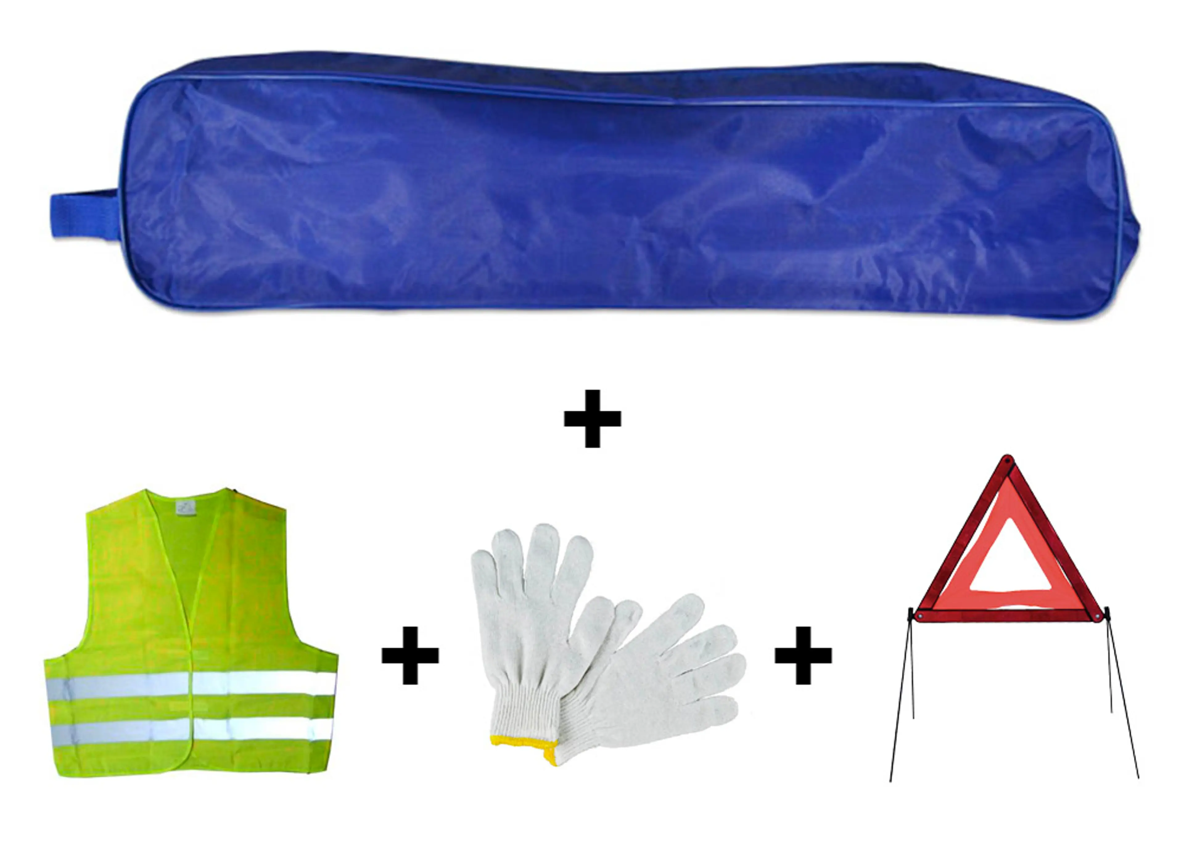 KIT EMERGENCIA BOLSA AZUL RIBETE+TR