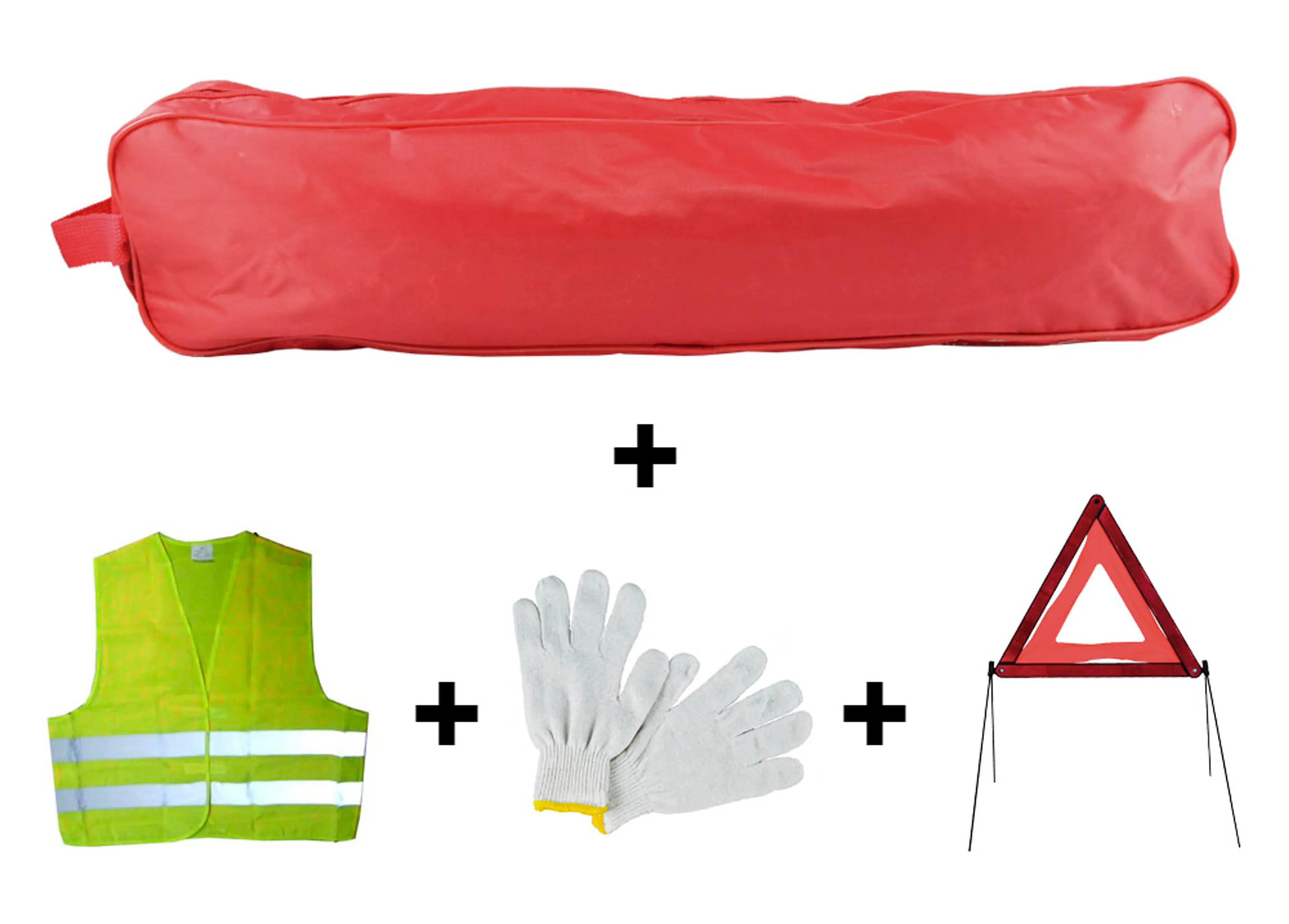 KIT EMERGENCIA BOLSA ROJA RIBETE+TR