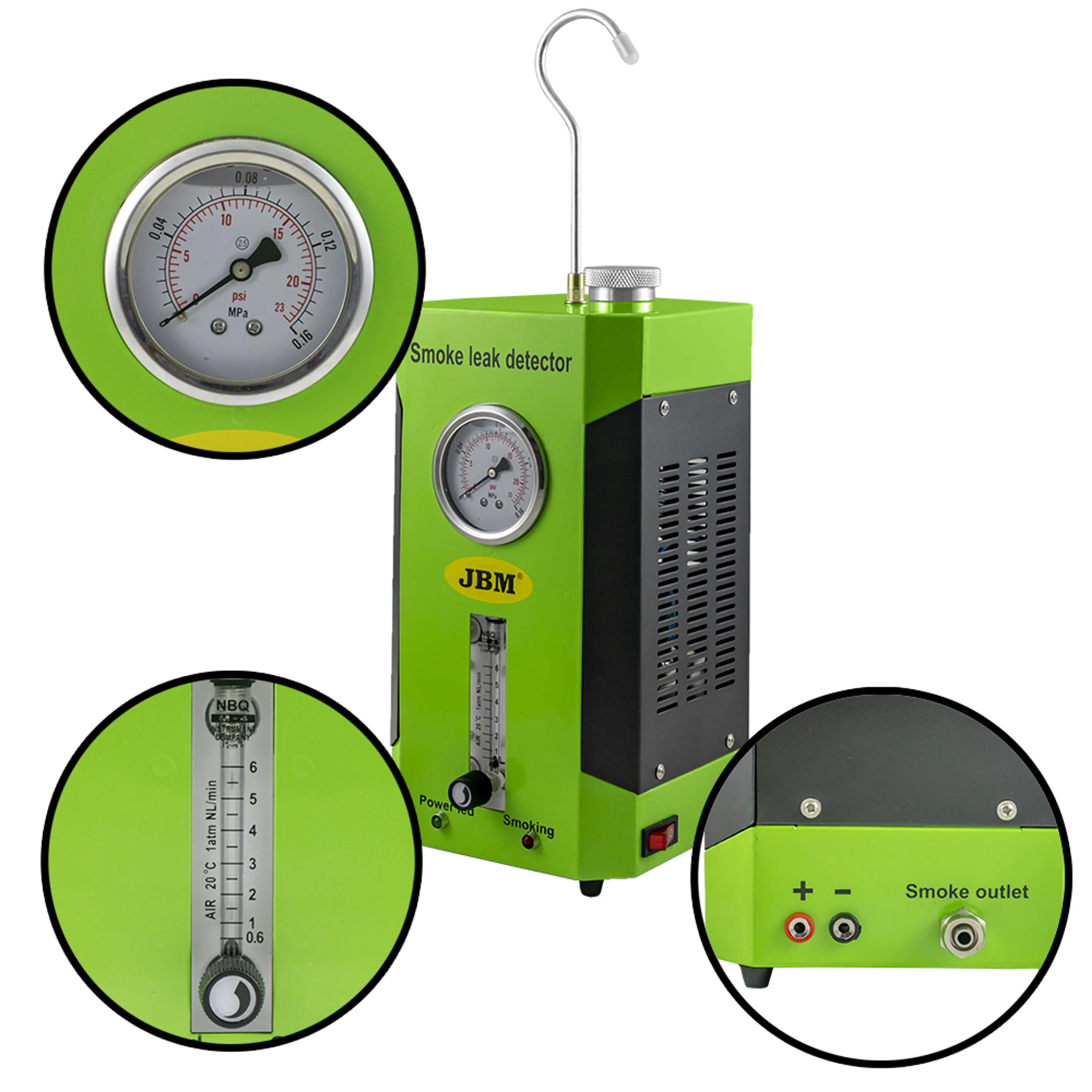 DETECTOR DE FUGAS POR HUMO
