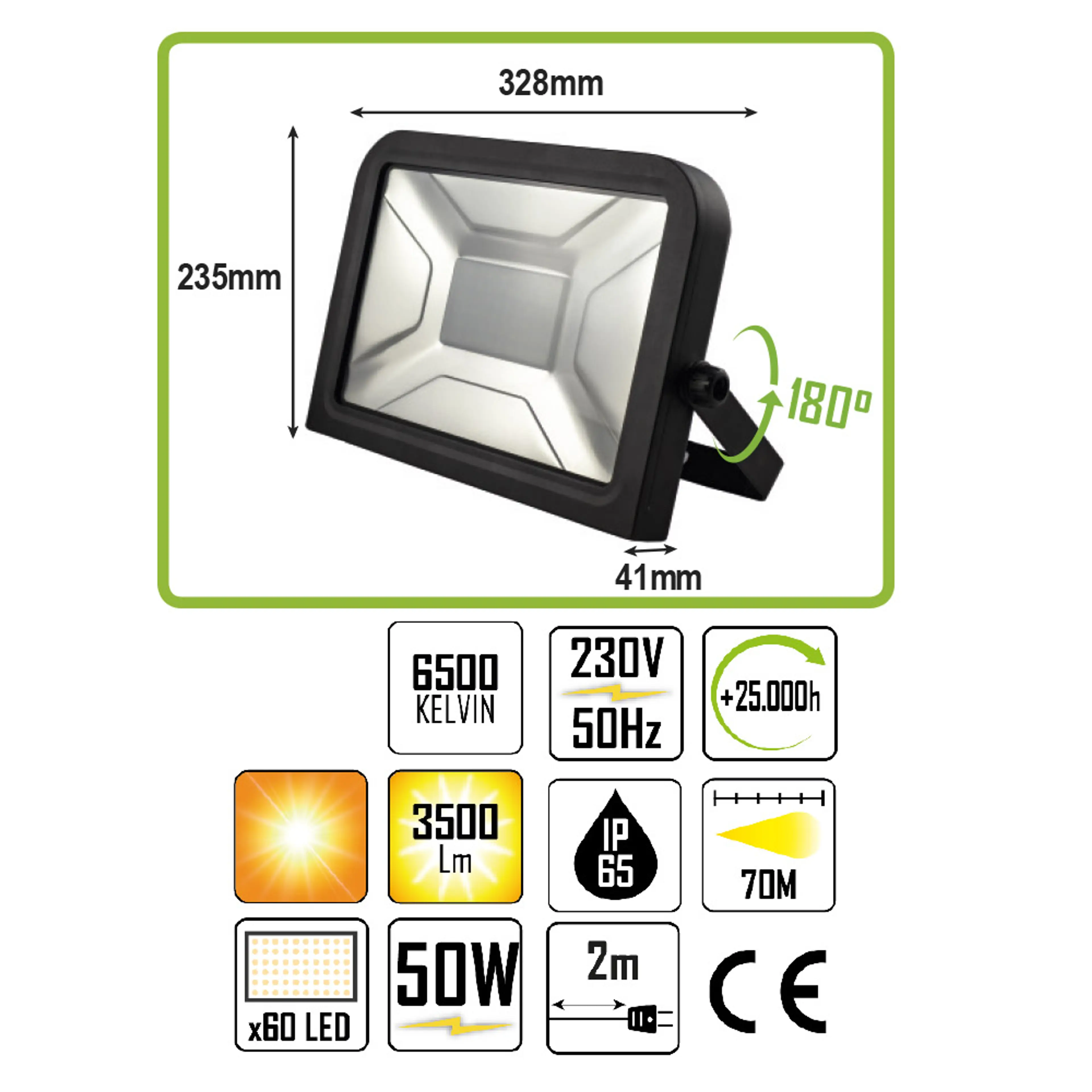 FOCO LED DE 50W