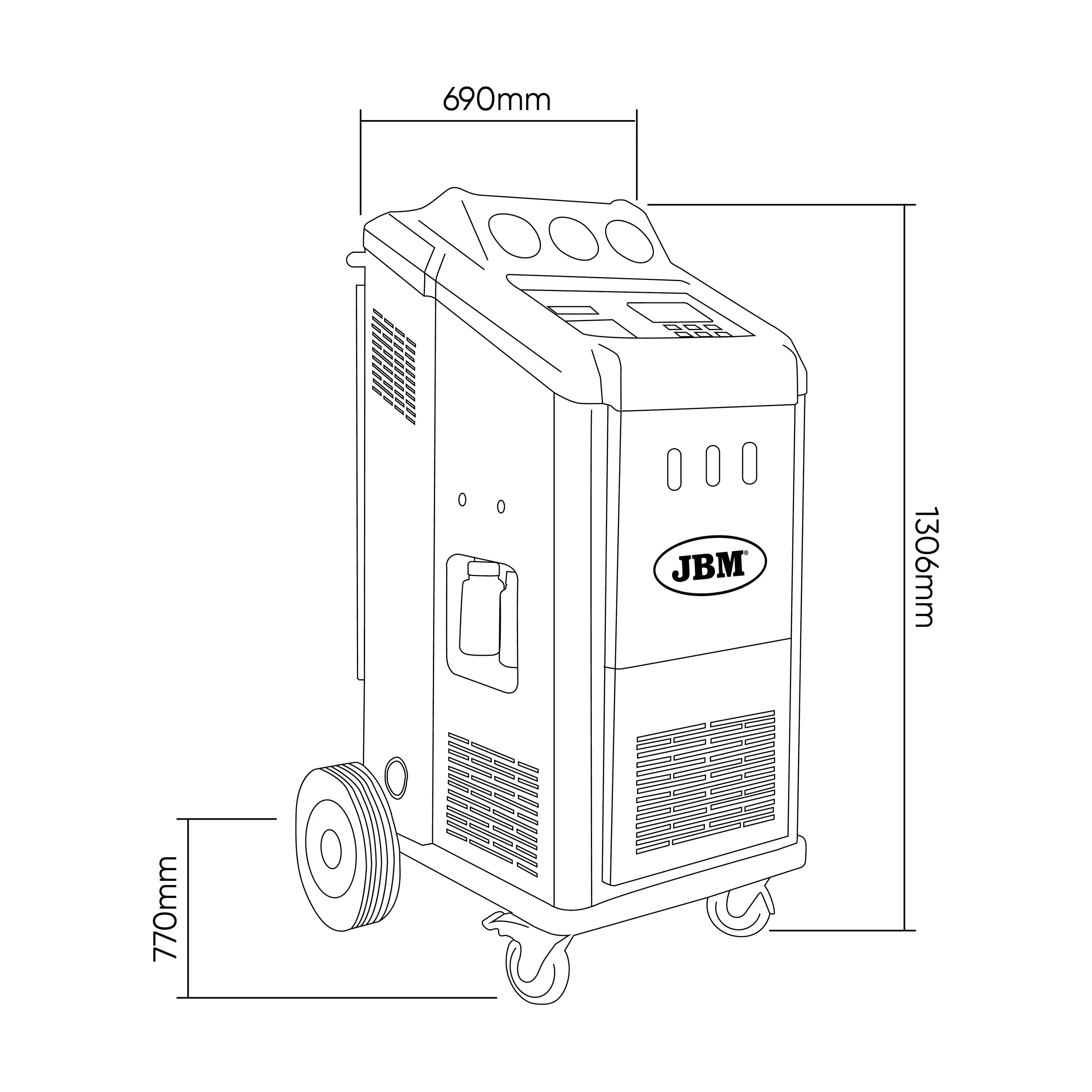 MÁQUINA PARA CARGA DE AIRE ACONDICI