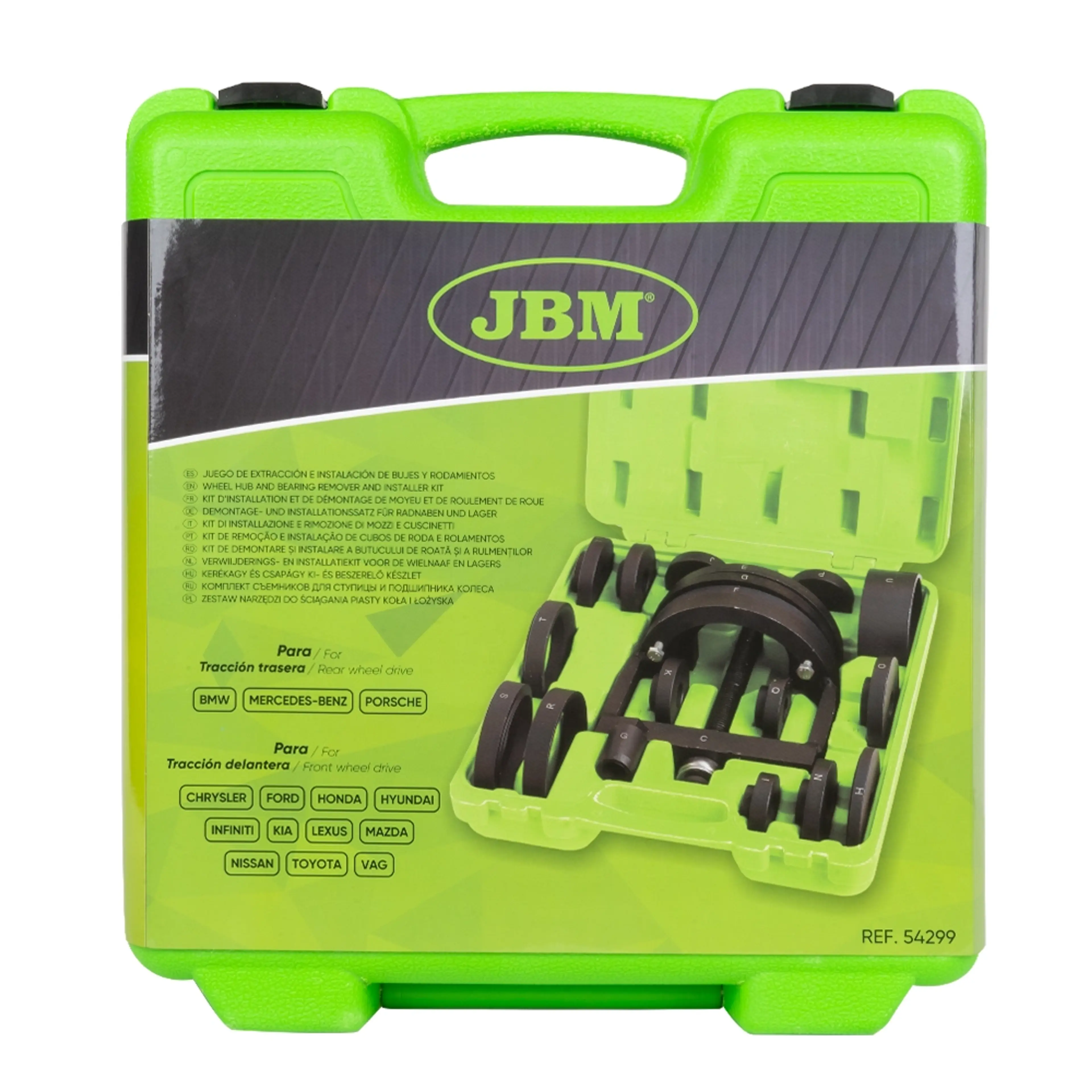 JUEGO EXTRACTOR BUJES Y RODAMIENTOS