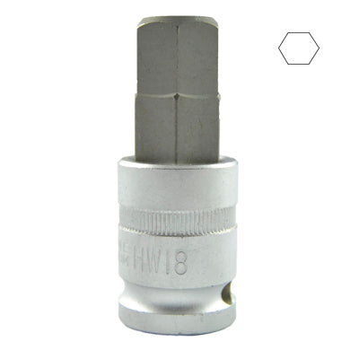 PUNTA DE 1/2" HEXAGONAL H18 55MML