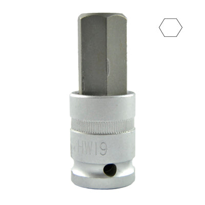 PUNTA DE 1/2" HEXAGONAL H19 55MML