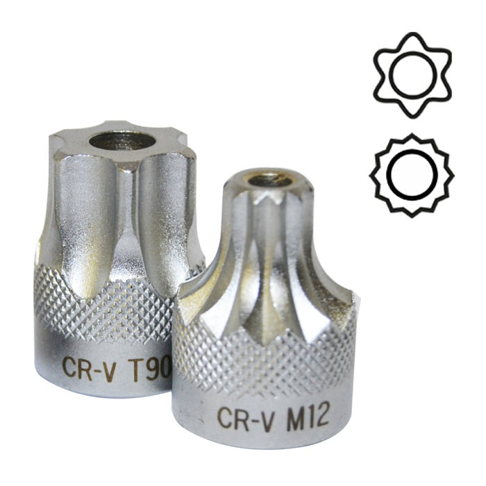 PUNTA DE 1/2" 12 CANTOS INVIOLABLE M10