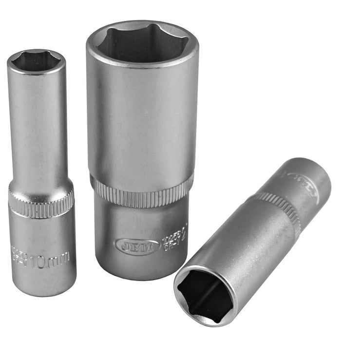 3/8" DRIVE DEEP HEX SOCKET, 12MM