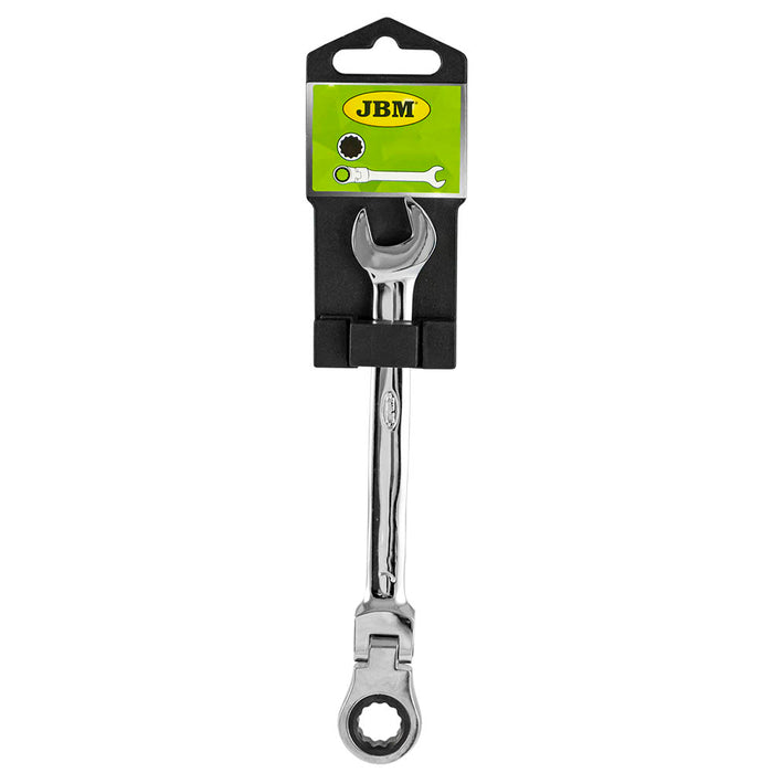 10MM FLEX-HEAD RATCHETING COMBINATION WRENCH