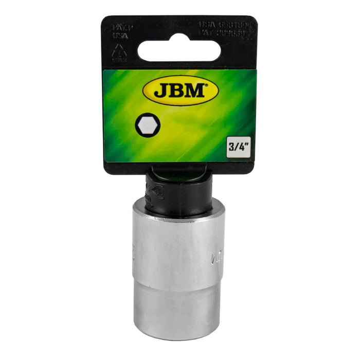3/4" DRIVE 6-POINT SHALLOW SOCKET 38MM