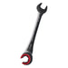 LLAVE DE TRINQUETE CON CABEZAL ABIERTO DE 19MM