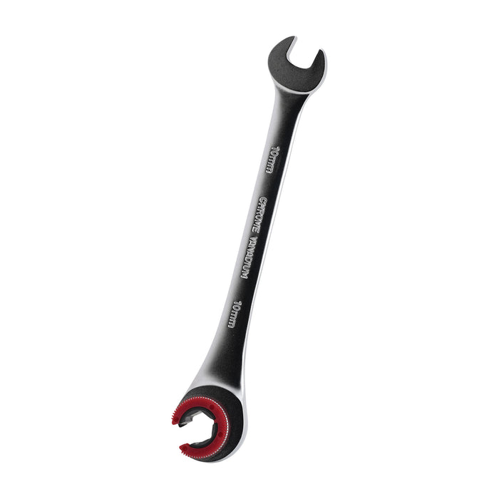 LLAVE DE TRINQUETE CON CABEZAL ABIERTO DE 10MM