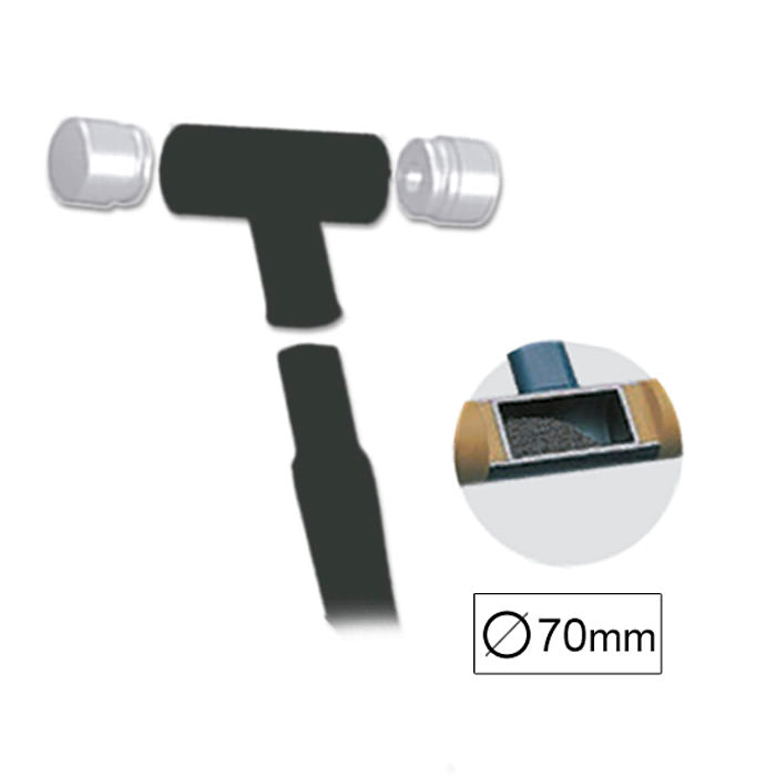 REPLACEMENT TIP FOR NYLON HAMMER Ø70MM