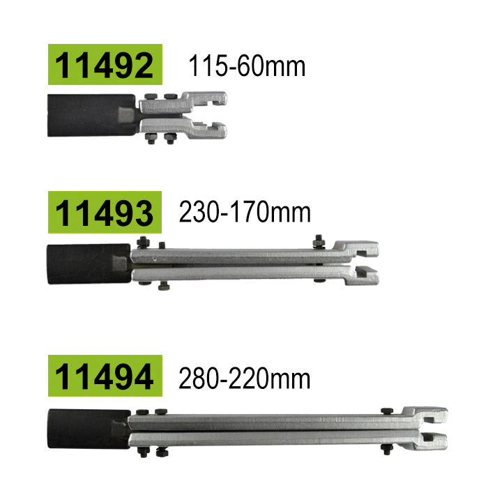 JUEGO DE GARRAS 230MM - 170MM PARA REF. 53701