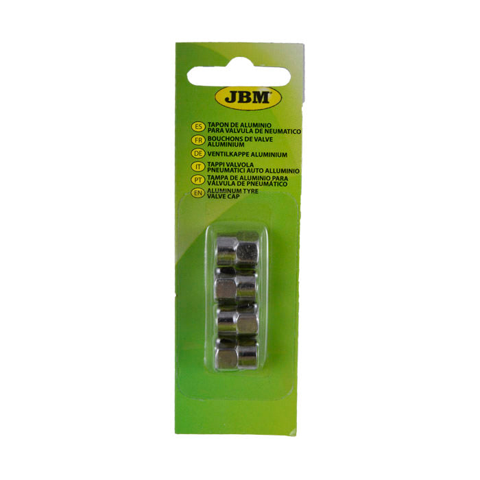 LOT DE 4 BOUCHONS DE VALVE EN ALUMINIUM