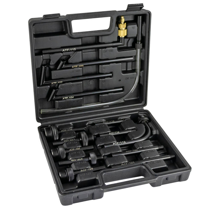 CONJUNTO DE 15 ADAPTADORES PARA BOMBA DE ENCHIMENTO DE SISTEMA DE TRANSMISSÃO PARA REF. 52797