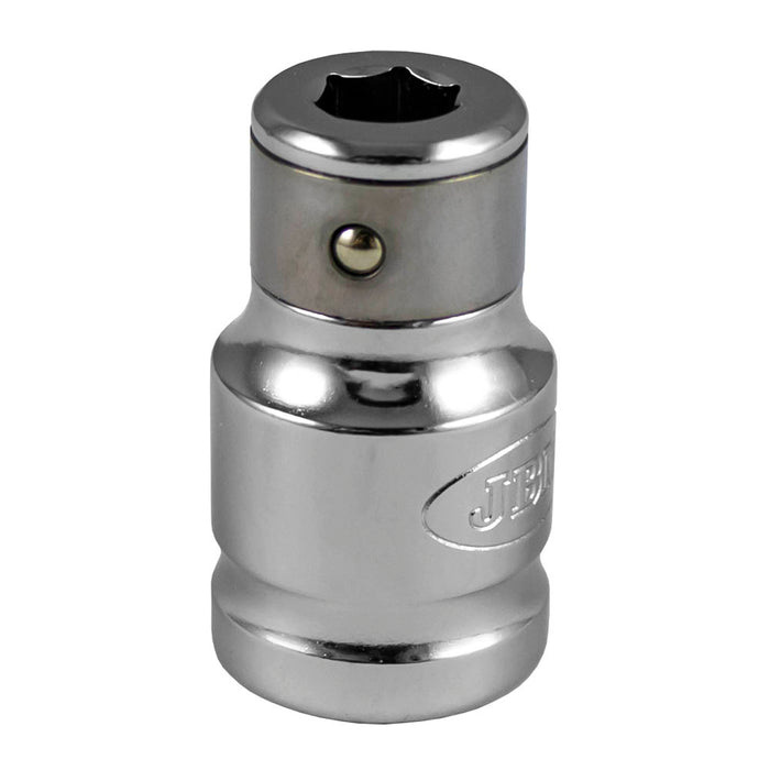 ADAPTADOR DE CABEZALES HEX. 1/2"X8MM - CROMADO