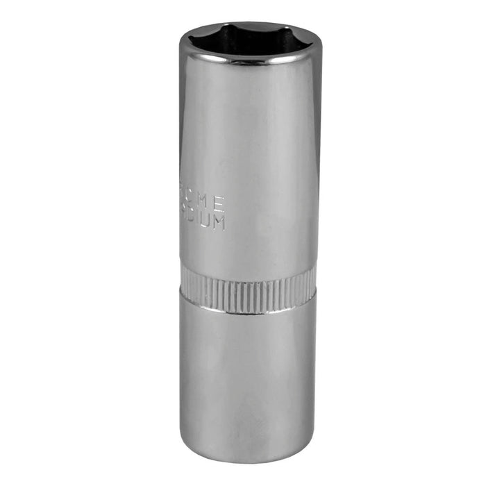 21MM HEX SPARK PLUG SOCKET - CHROME PLATED