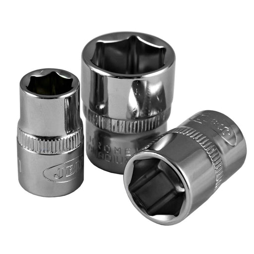 VASO CORTO HEX 3/8" DE 11MM CROMAD