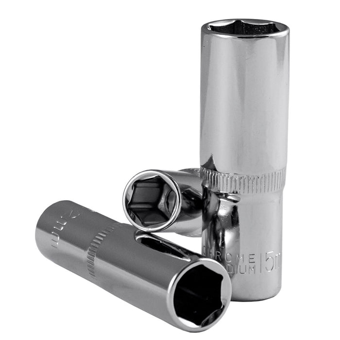 VASO HEX. DE 65MM COMPR., 3/8" DE 14MM CROMADO