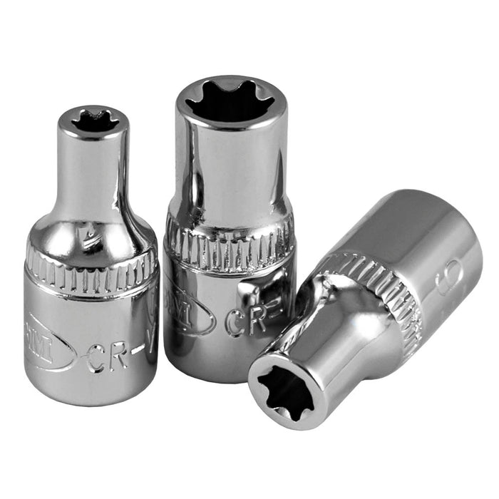 DOUILLE TORX (TX) E6 CHROMÉE