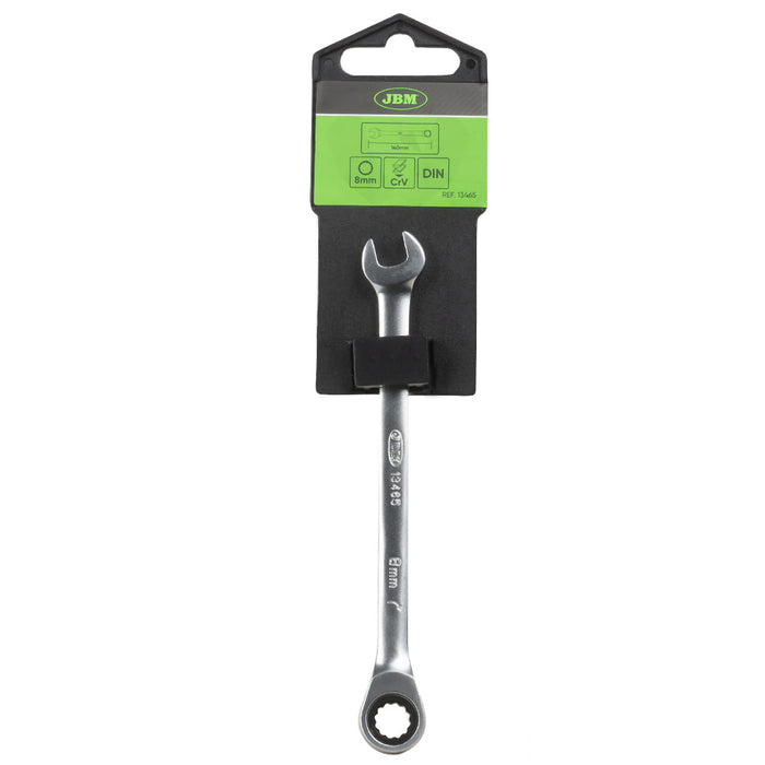 8MM RATCHETING COMBINATION WRENCH