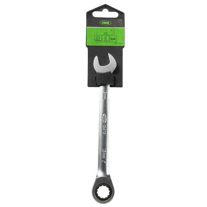 LLAVE COMBINADA CON TRINQUETE 13MM