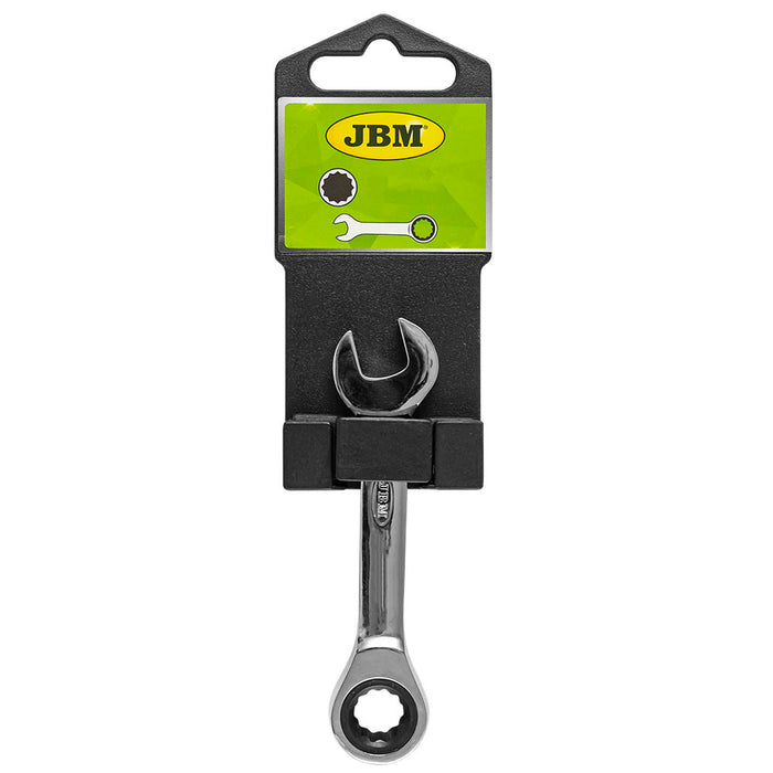 LLAVE COMBINADA CORTA CON TRINQUETE 19MM
19mm