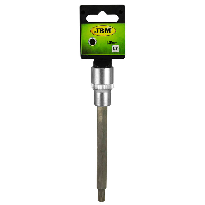 PUNTA DE 1/2" DOCE CANTOS M8 140MM