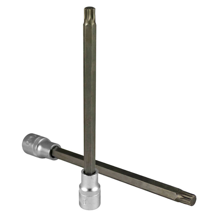 1/2" DRIVE 12-POINT M10 BIT SOCKET 200MM