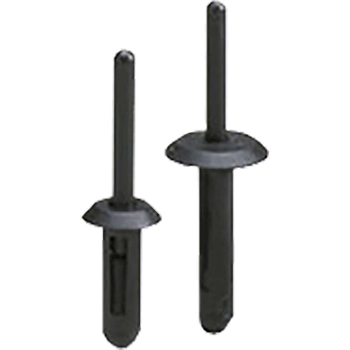 LOT OF 25 PLASTIC RIVETS 7 X 18 X 22MM